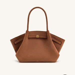 JW PEI Hana Medium Faux Suede Tote Bag - Brown (NWT)